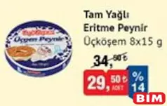 ÜÇKÖŞEM TAM YAĞLI ERİTME PEYNİR 8X15 G